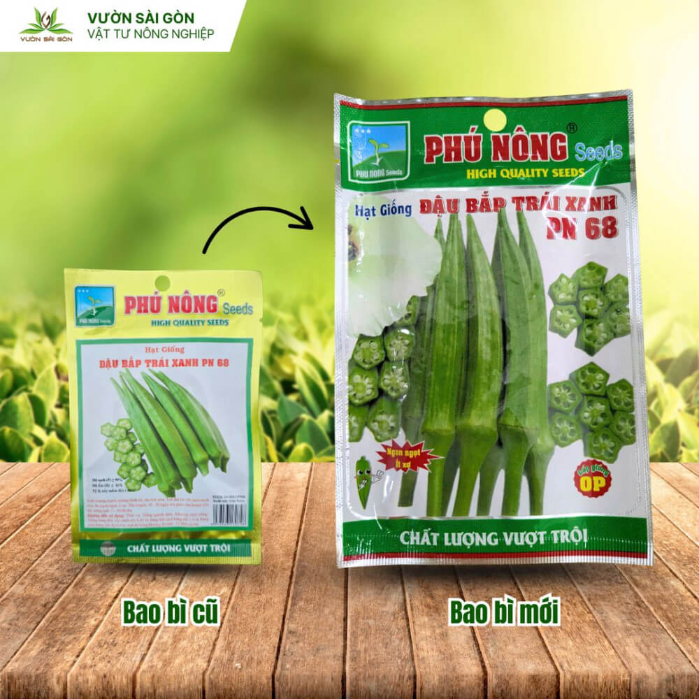 Hạt Giống Đậu Bắp Trái Xanh PN 68