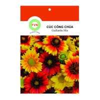 Hạt giống Hoa Cúc công chúa Gaillardia Mix FVN - Gói 5 hạt - Hình ảnh minh họa