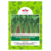 Hạt giống Cải ngọt cọng xanh Tosakan Hai Mũi Tên Đỏ - Gói 100gr - Hình ảnh minh họa