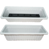 - Chậu dài trồng hoa lan can HD 63.5x22x19cm - Nhựa cao cấp, đẹp thẩm mỹ