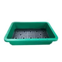 - Chậu trồng rau hình chữ nhật 63x41x16cm - Nhựa PP bền màu, thoát nước tốt