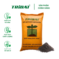 Đất sạch Tribat trồng cây giàu dinh dưỡng (Bao 50dm³) đất trồng cây cảnh, hoa kiểng, trồng rau