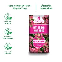 Đất trồng hoa hồng Sfarm (20dm³) - Đất sạch trồng hoa hồng, dinh dưỡng hữu cơ, tơi xốp, không cần trộn thêm
