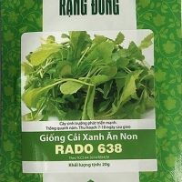 Hạt giống Cải xanh ăn non RADO 638 - Gói 20 gram
