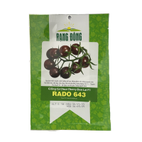 Hạt giống Cà chua cherry đen RADO 643 - Gói 0.1 Gram - Hình ảnh minh họa