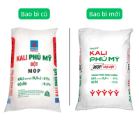Phân bón Kali bột MOP Phú Mỹ (Bao 50kg) - Giúp cây cứng, chịu rét, giảm lốp đổ, sâu bệnh, năng suất cao
