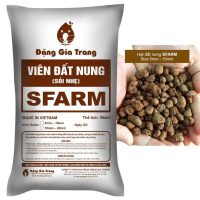 Viên đất nung SFARM - Giá thể trồng rau mầm, hoa kiểng và hệ thống Aquaponics